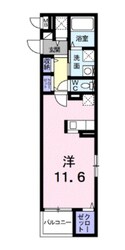 K，HILLSの物件間取画像